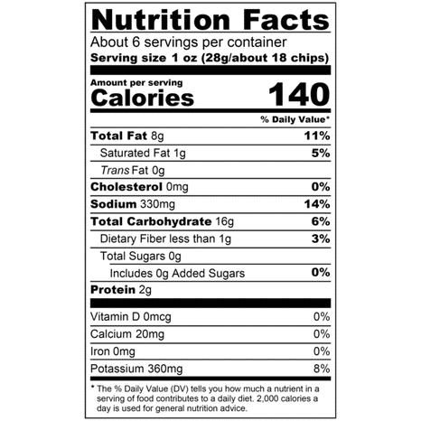 The Good Crisp Company Sea Salt & Vinegar Crinkle Cut Potato Chips