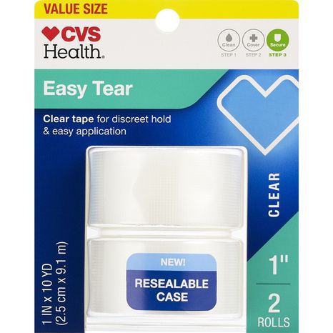 CVS Pharmacy All Purpose Breathable Clear Tape