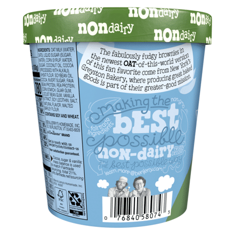Ben & Jerry's Non-dairy Chocolate Fudge Brownie Frozen Dessert