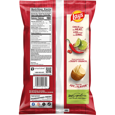 Lay's Potato Chips Chile Limon