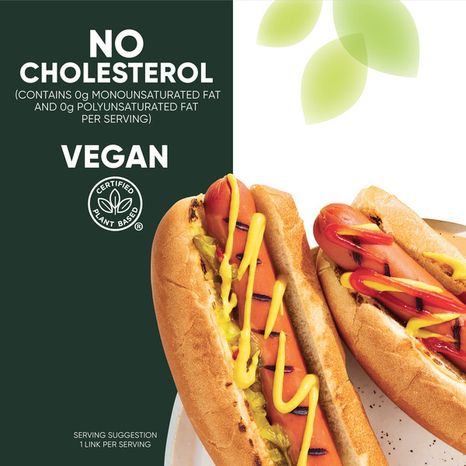 Morning Star Farms Original Plant Based Veggie Dogs, Vegan Meat, 6 Count