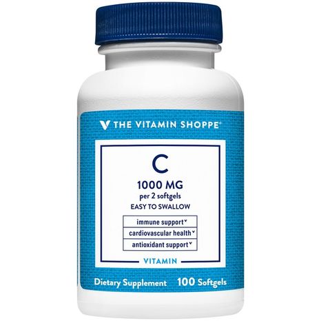The Vitamin Shoppe Vitamin C - Easy to Swallow - 1,000 MG (100 Softgels)