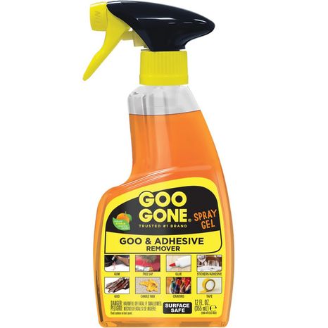Goo Gone Goo & Adhesive Remover, Citrus Power, Spray Gel