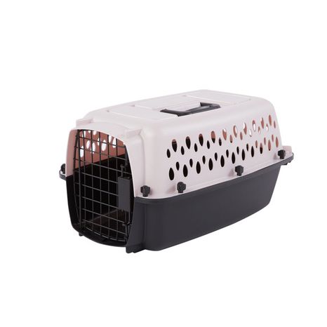 Top Paw Plastic Portable Dog Kennel, 19 x 12 x 10.5 in