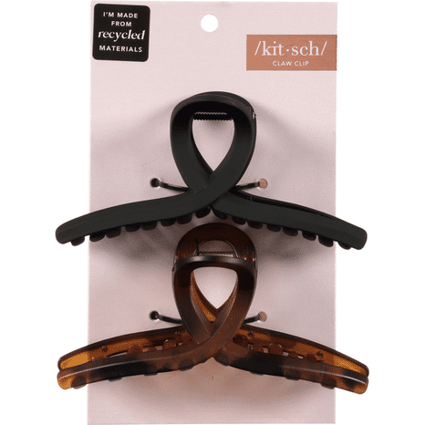 Kitsch Large Loop Hair Claw Clips, Matte Finish
