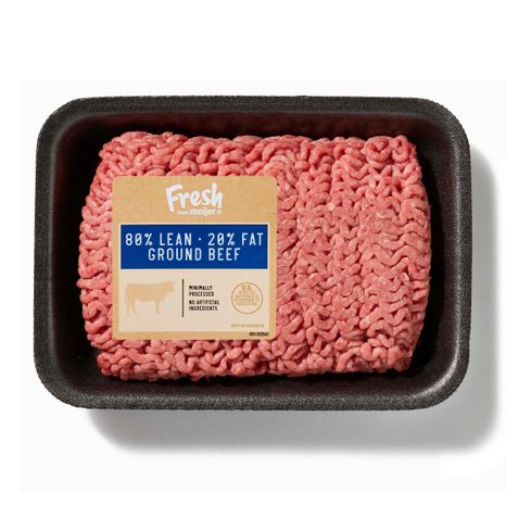 Fresh from Meijer 80% Lean 20% Fat Ground Beef Small Pack