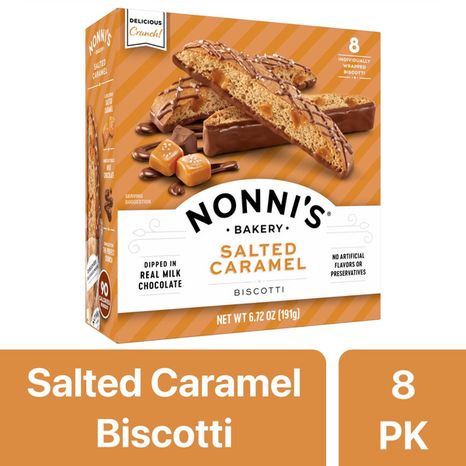Nonni's Biscotti, Salted Caramel