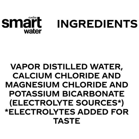 smartwater Vapor Distilled Water Bottles