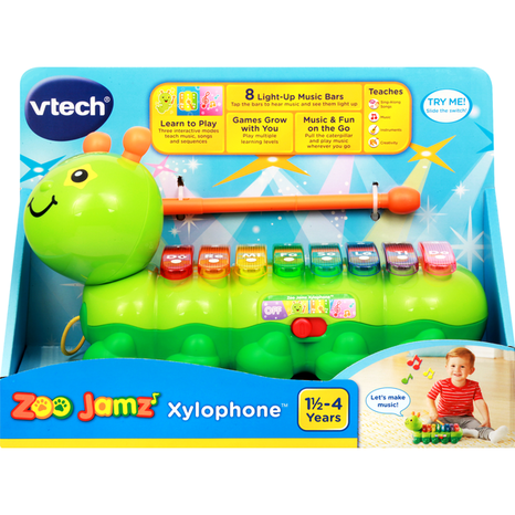 VTech Xylophone, Zoo Jamz, 1 1/2-4 Years
