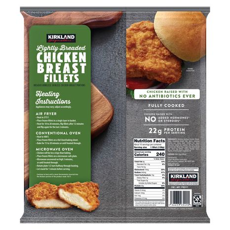 Kirkland Signature Lightly Breaded Chicken Breast Fillets