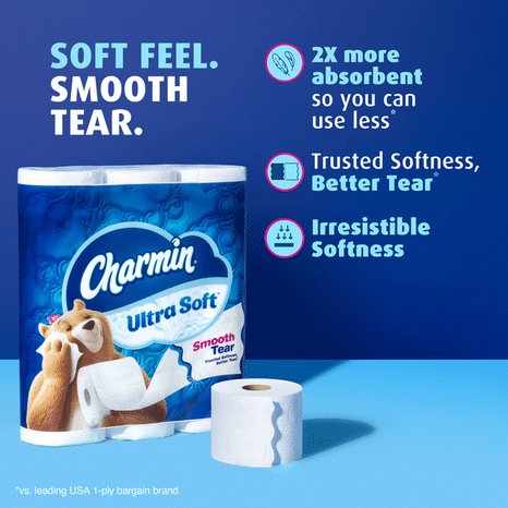 Charmin Ultra Soft Toilet Paper Mega Rolls