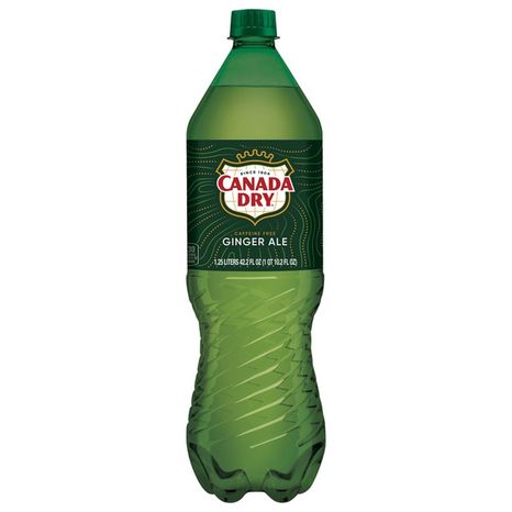 Canada Dry Ginger Ale Soda, 1.25 L bottle