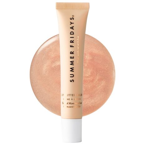 Summer Fridays Toasted Marshmallow Lip Butter Balm Treatment for Hydration & Nourishing Shine