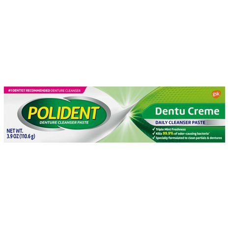 Polident Denture Cleaner Paste