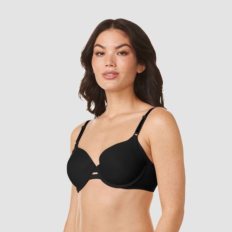 Simply Perfect by Warner's Women's Size 34B Black Underarm Smoothing Underwire Bra