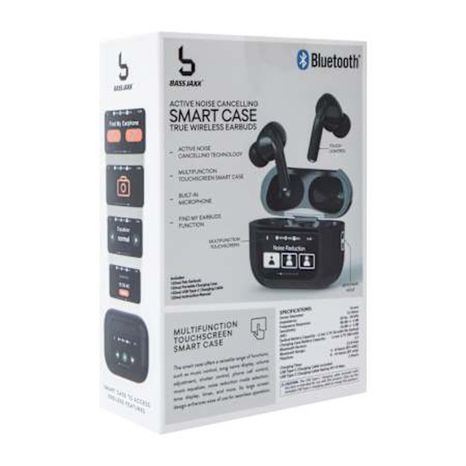 Bass Jaxx ANC Smart Case True Wireless Earbuds
