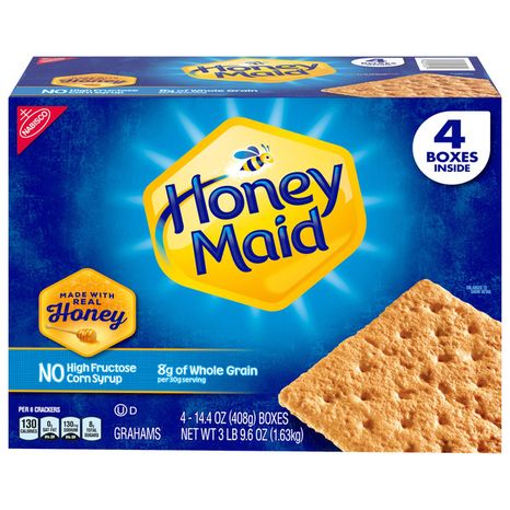 HONEY MAID Honey Maid Graham Crackers, 4 x 14.4 oz