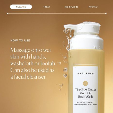 Naturium The Glow Getter Multi-oil Body Wash