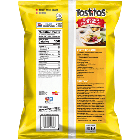 Tostitos Cantina Tortilla Chips, Thin & Crispy