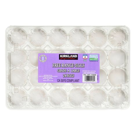 Kirkland Signature Usda Grade A Free Range Eggs