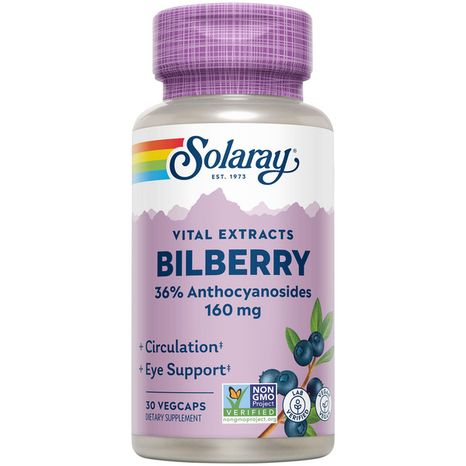 Solaray Bilberry Extract, One Daily
