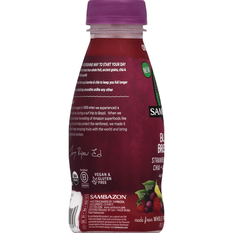 Sambazon Superfood Smoothie, Organic, Blended Breakfast