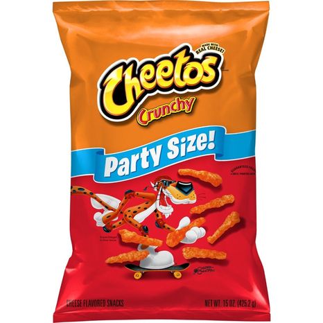 Cheetos Party Size Cheese Flavored Snacks