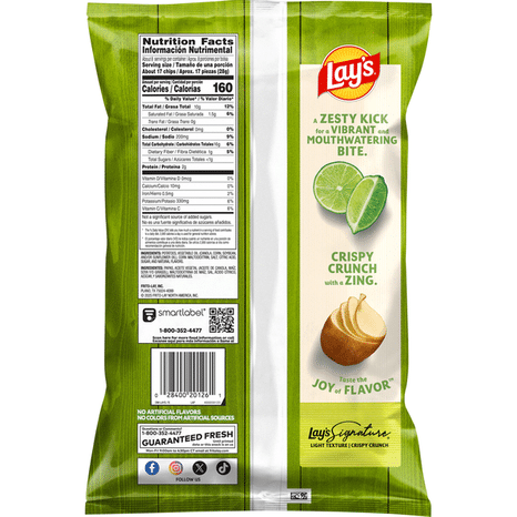 Lay's Potato Chips, Limón Flavored