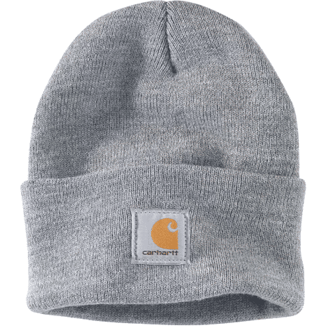 Carhartt Acrylic Watch Hat - HGY-Heather Gray - One Size