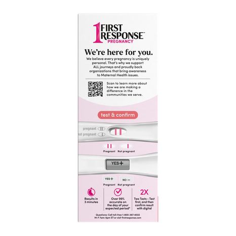 First Response Test & Confirm Pregnancy Test