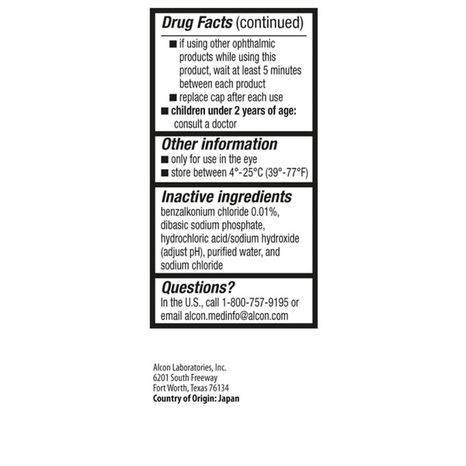 Pataday Original Prescription Strength Twice Daily Relief Eye Allergy Itch & Redness Relief