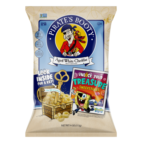 Pirate's Booty Aged White Cheddar Rice & Corn Puffs