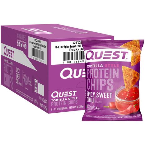 Quest Tortilla Style Spicy Sweet Chili Flavor Protein Chips