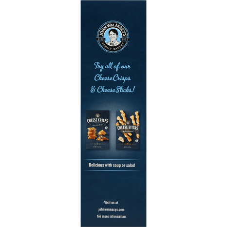 John Wm. Macy's Asiago & Cheddar Cheese Crisps