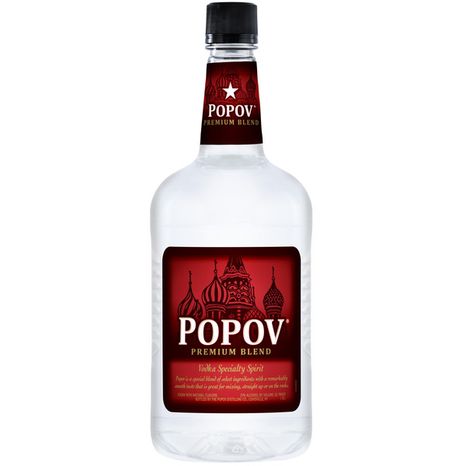 Popov Vodka 1.75l 42 Proof