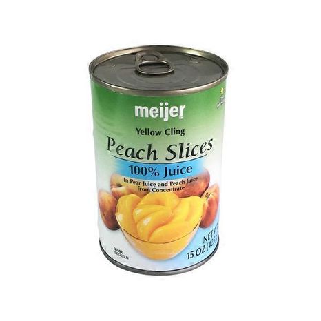 Meijer Sliced Peaches