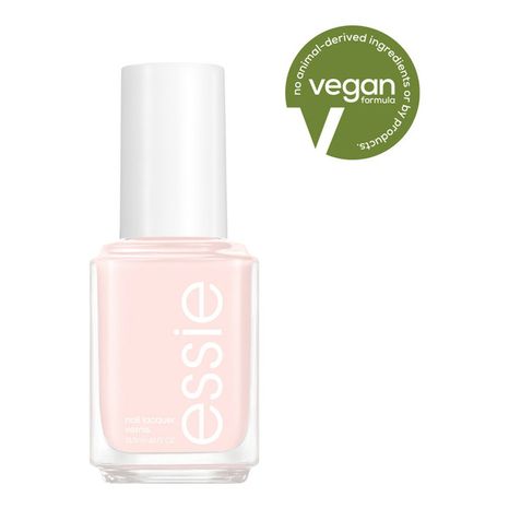 essie salon-quality nail polish, vegan, sheer shimmer pink, Vanity Fairest