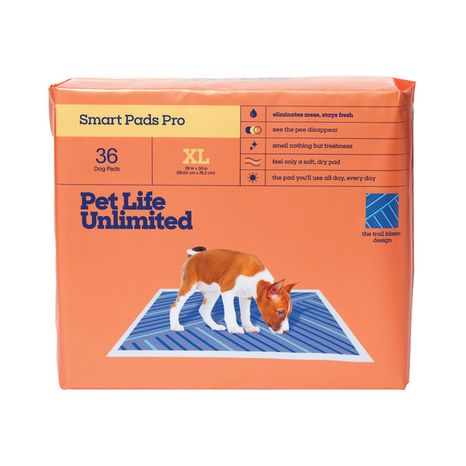 Pet Life Unlimited Smart Pads Pro Dog Pads, Large