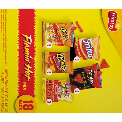 Frito Lay Snack Mix, Flamin' Hot Flavored