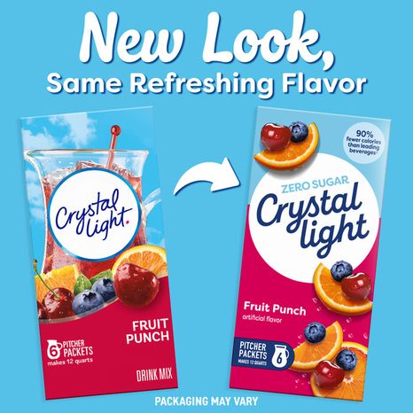 Crystal Light Fruit Punch Artificially Flavored Powdered Drink Mix