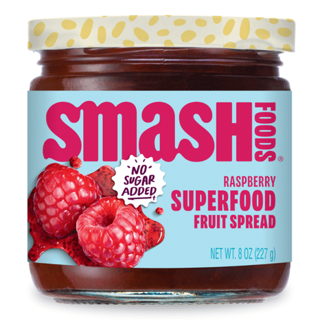 Smash Foods Raspberry Superfood Fruit Spread
