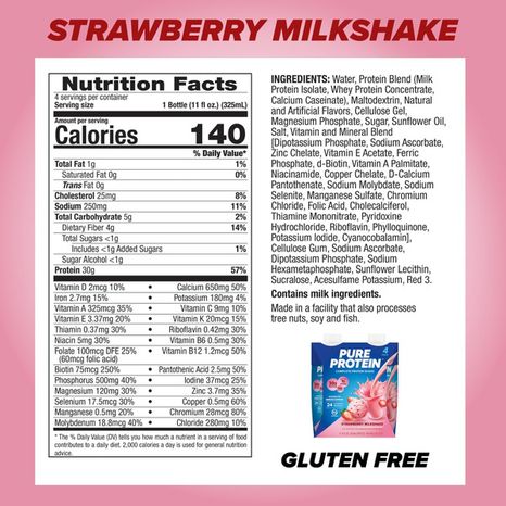Pure Protein Shake Strawberry