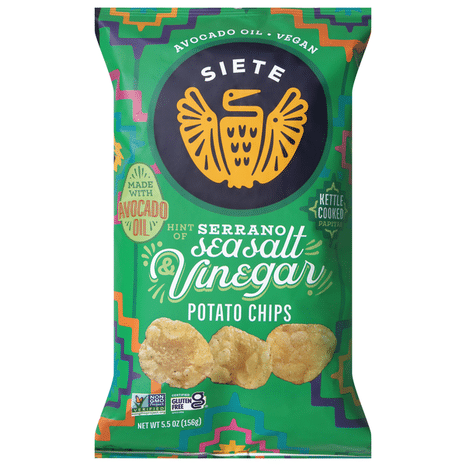 Siete Kettle Cooked Sea Salt Vinegar Potato Chips