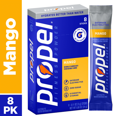 Propel Zero Sugar Mango Electrolyte Powder Drink Mix