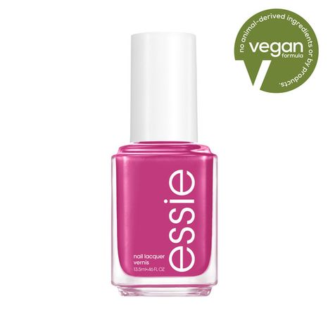 essie salon-quality nail polish, 8-free vegan, midtone magenta, Swoon In The Lagoon