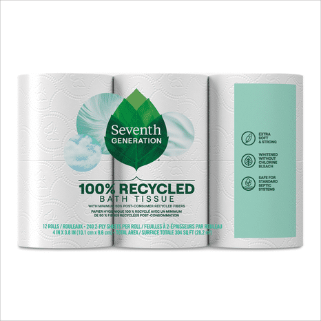 Seventh Generation Toilet Paper Recycled Bath Tissue