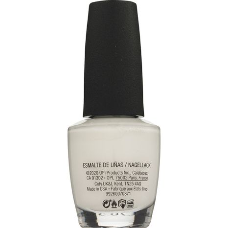 OPI Nail Lacquer, Alpine Snow, NLL00