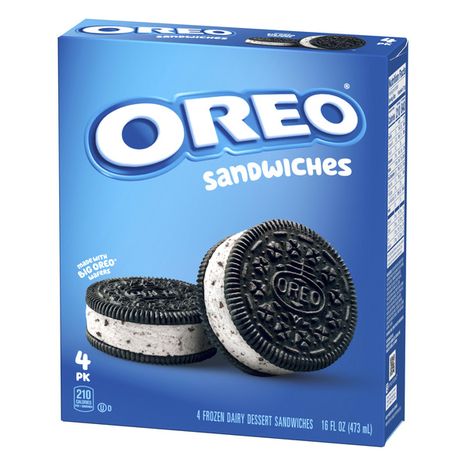 Oreo Frozen Dairy Dessert Sandwiches