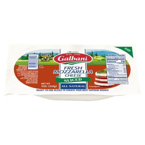Galbani Fresh Mozzarella Sliced Log