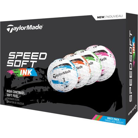 TaylorMade 2024 SpeedSoft Ink Golf Balls - Multicolor